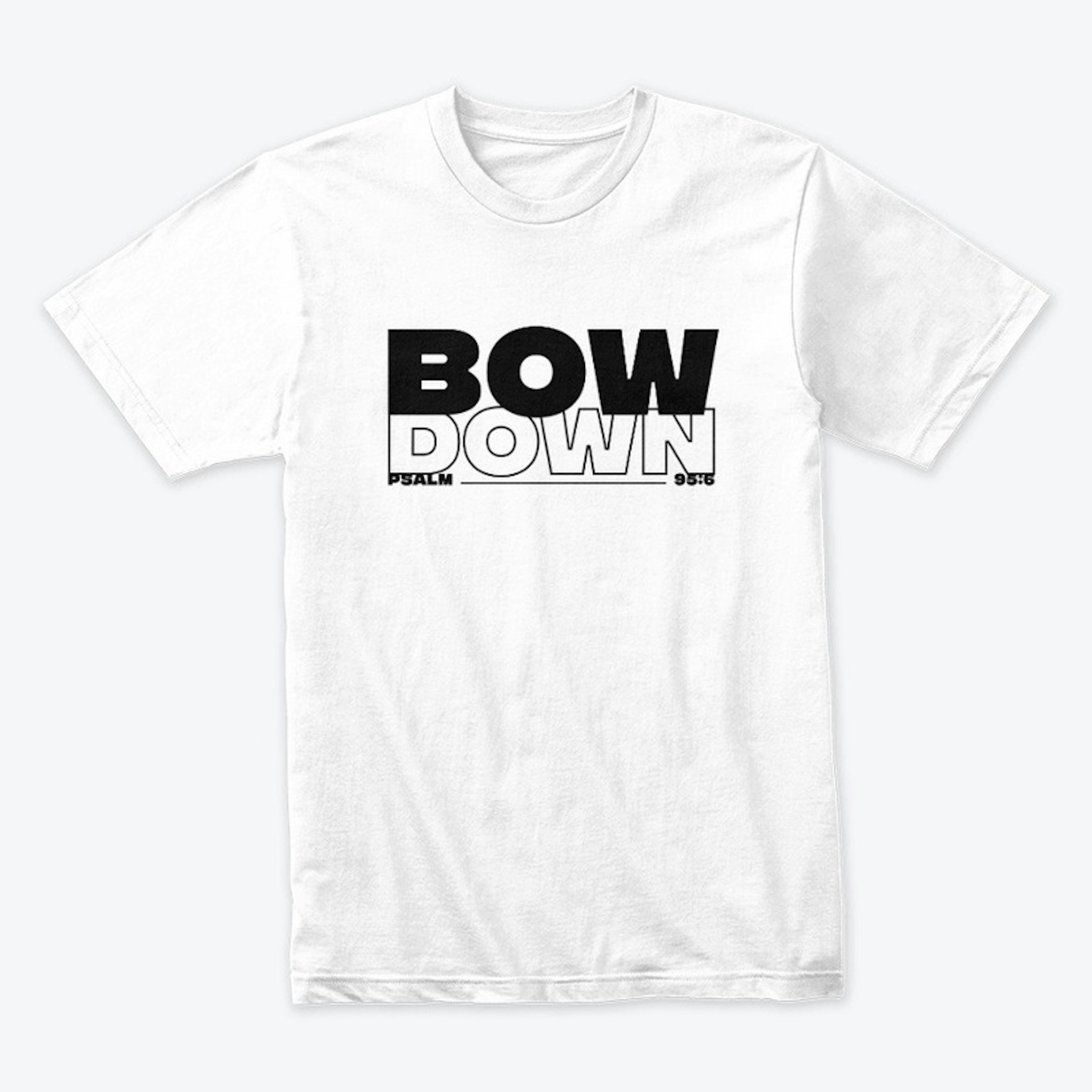 Classic Bow Down Tee (White)