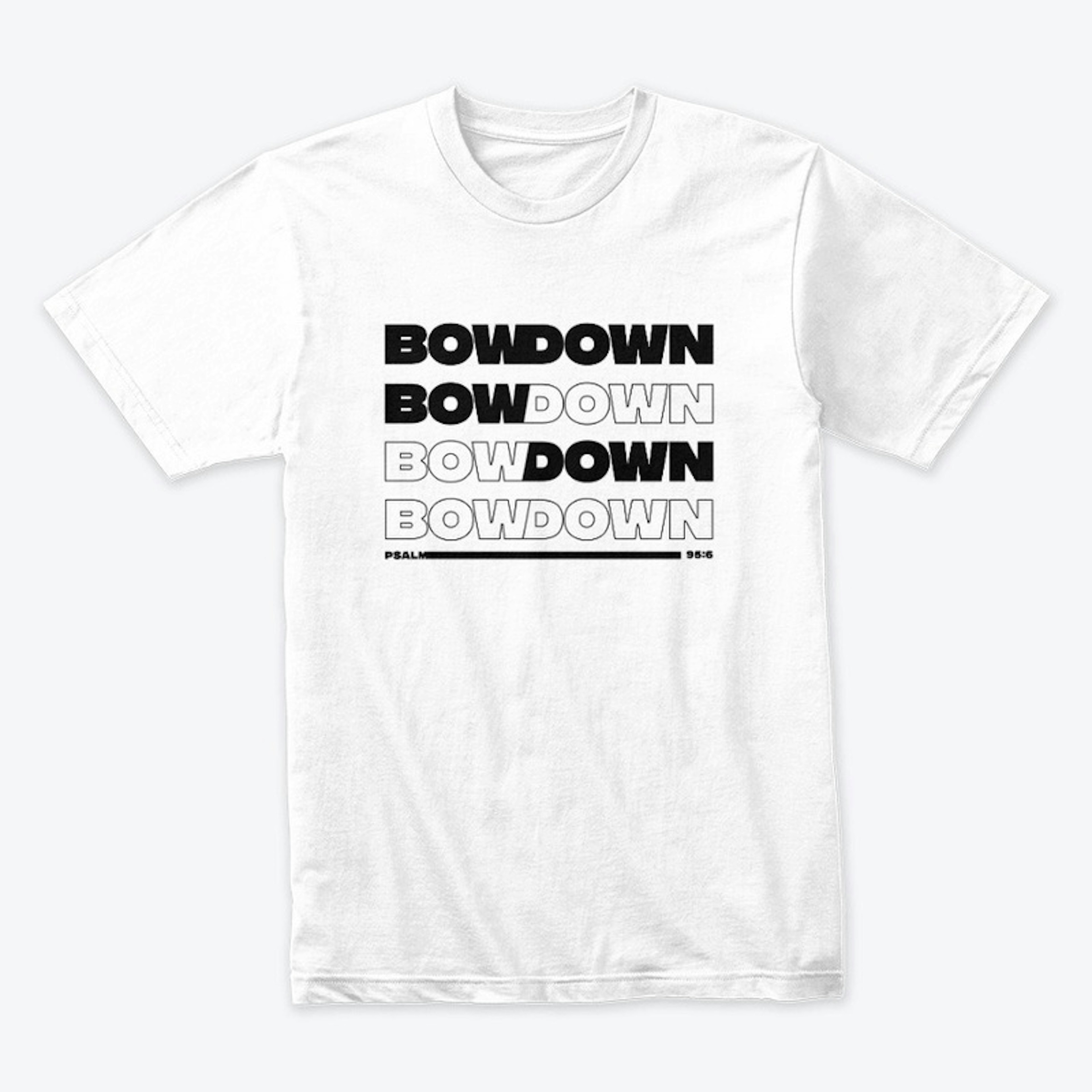 Premium Bow Down Tee (White)